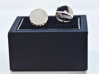 Cufflinks Sterling Silver with Stones