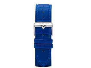 Blue Leather Interchangeable Strap